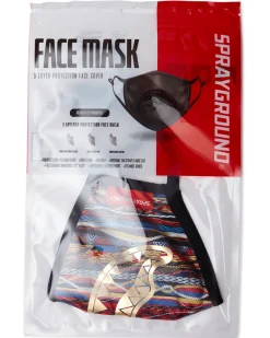 1994 GOLD METALLIC SHARK POLYESTER FACE MASK