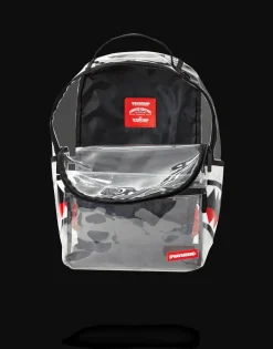 20/20 VISION DOUBLE CARGO SIDE SHARK CLEAR BACKPACK