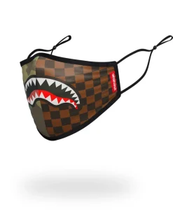 ADULT CHECKS & CAMO FORM FITTING FACE MASK