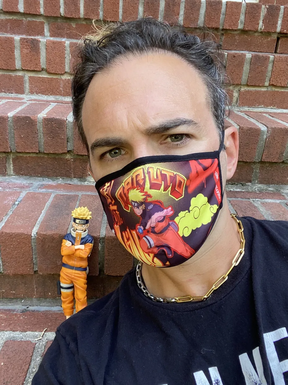 ADULT NARUTO ナルト FORM-FITTING FACE MASK