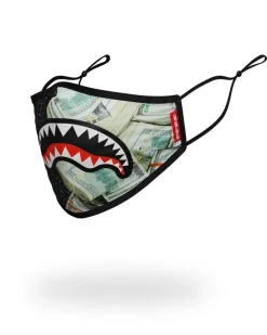 ADULT PARTY SHARK FORM FITTING FACE MASK