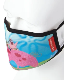 ADULT SPONGEBOB JELLY SHARK FORM FITTING FACE-COVERING