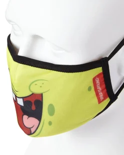 ADULT SPONGEBOB SMILE FORM FITTING FACE-COVERING