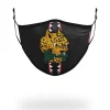 ADULT SPUCCI LEOPARD FORM FITTING FACE MASK