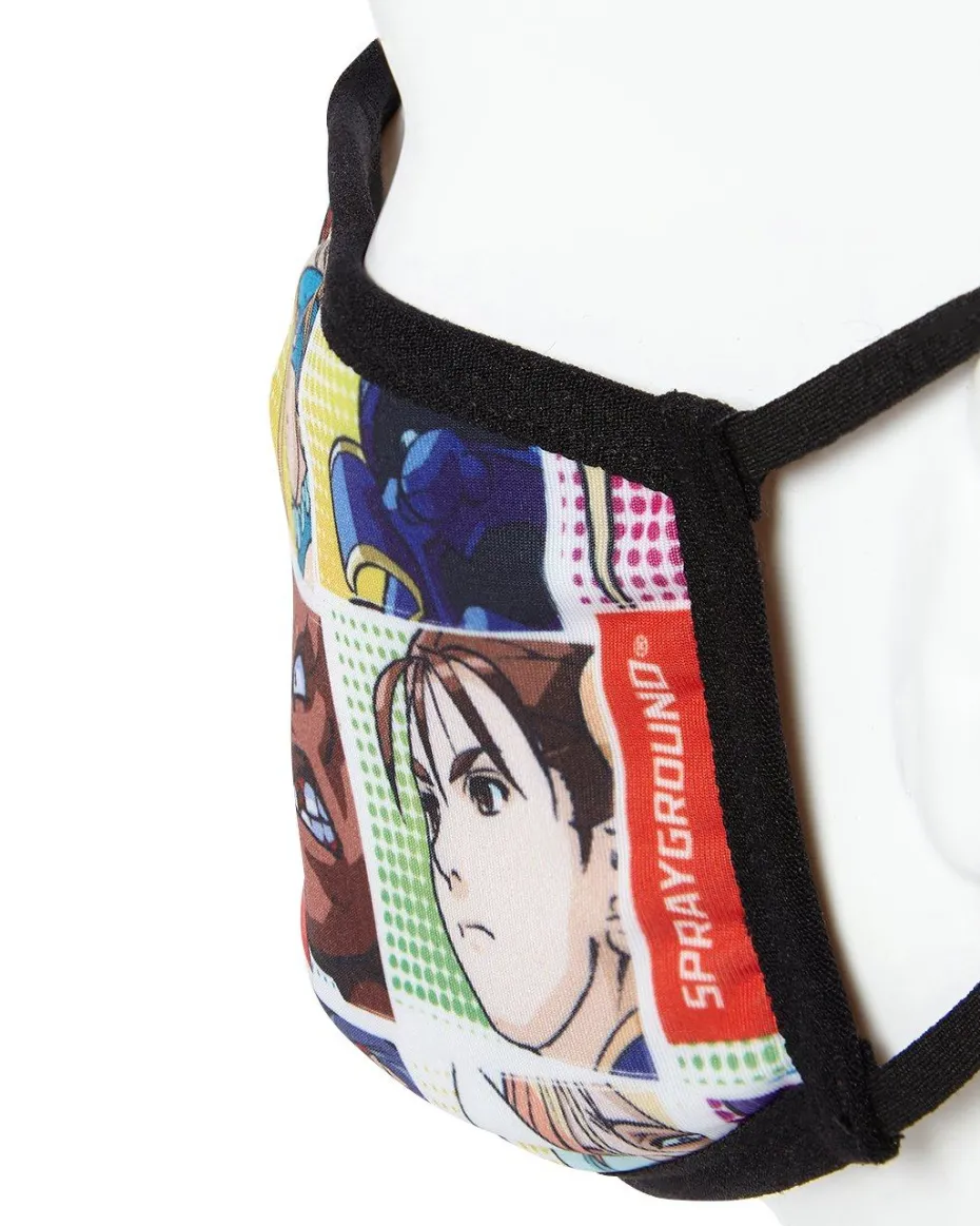 ADULT STREET FIGHTER PLAYER SELECT FORM FITTING FACE-COVERING