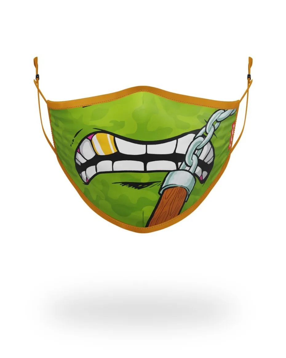 ADULT TMNT: MICHELANGELO SHARK FORM FITTING FACE-COVERING