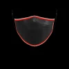 ADULT VERTICAL SHARK (BLACK) FORM-FITTING FACE MASK