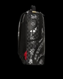 AFRICAN INTELLIGENCE 9 POWER GLYPHICS BACKPACK - SANDFLOWER COLLAB