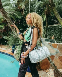 A.I.8 AFRICAN INTELLIGENCE BOOKED & BUSY MINI DUFFLE