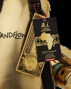 A.I.8 AFRICAN INTELLIGENCE PATH TO THE FUTURE II MEDIUM MONEYBEAR TEDDYBEAR BACKPACK