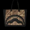 A.I. PALM MIRAGE SHARK LUXE BEACH TOTE