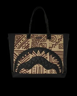 A.I. PALM MIRAGE SHARK LUXE BEACH TOTE