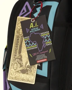 A.I. PATH TO THE FUTURE III BACKPACK - SANDFLOWER COLLAB (GLOW IN THE DARK)