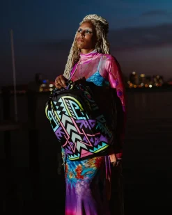 A.I. PATH TO THE FUTURE III BACKPACK - SANDFLOWER COLLAB (GLOW IN THE DARK)