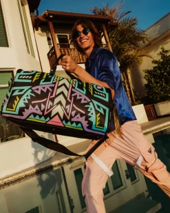 A.I. PATH TO THE FUTURE III DUFFLE - SANDFLOWER COLLAB (GLOW IN THE DARK)