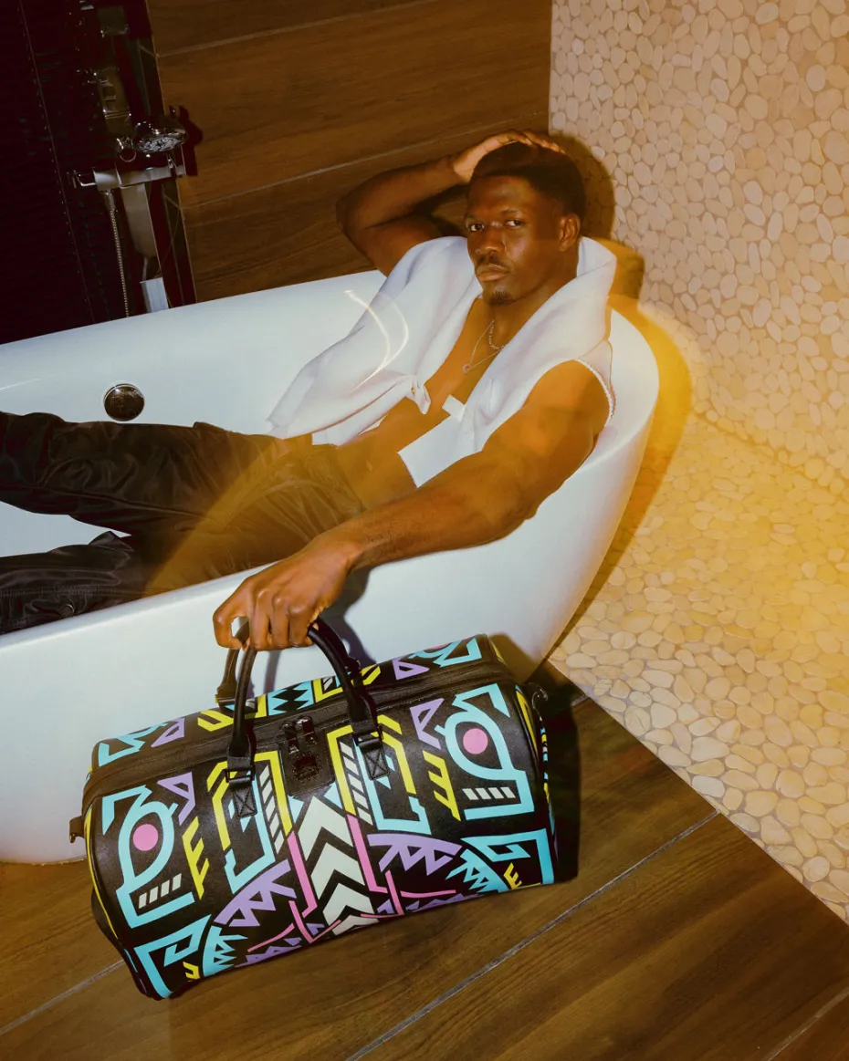 A.I. PATH TO THE FUTURE III DUFFLE - SANDFLOWER COLLAB (GLOW IN THE DARK)