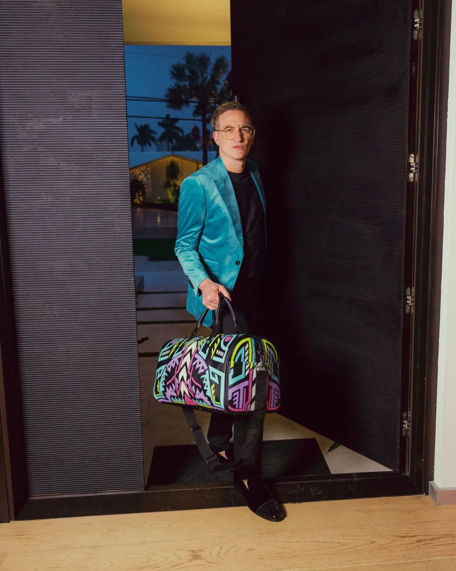 A.I. PATH TO THE FUTURE III DUFFLE - SANDFLOWER COLLAB (GLOW IN THE DARK)