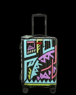 A.I. PATH TO THE FUTURE III HARDSHELL CARRY-ON LUGGAGE - SANDFLOWER COLLAB