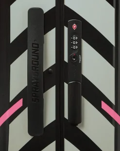 A.I. PATH TO THE FUTURE III HARDSHELL CARRY-ON LUGGAGE - SANDFLOWER COLLAB