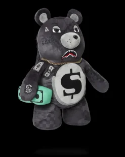 3AM NEVER SLEEP MONEYBEAR TEDDYBEAR BACKPACK