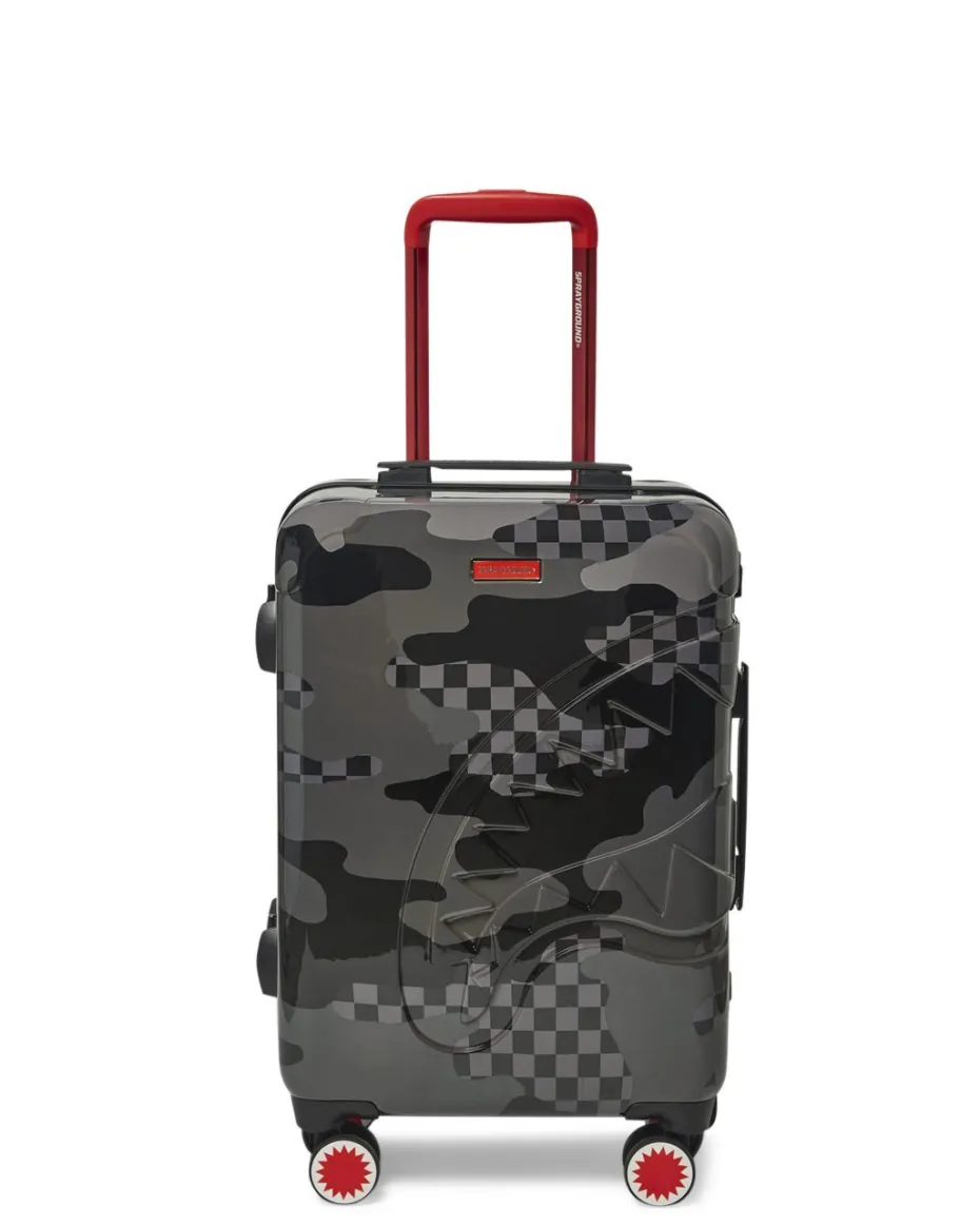 3AM NEVER SLEEP SHARKITECTURE HARDSHELL CARRY-ON LUGGAGE