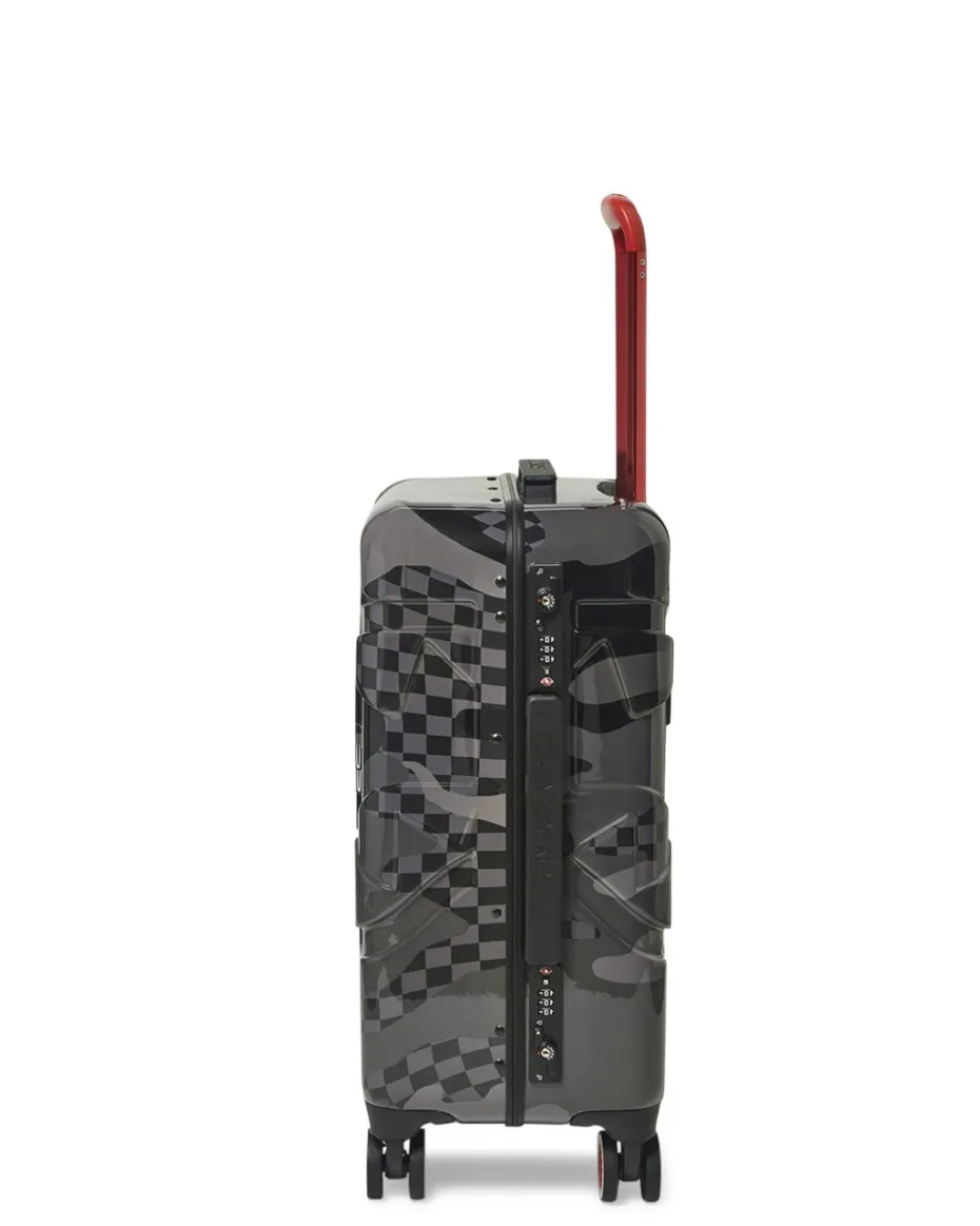 3AM NEVER SLEEP SHARKITECTURE HARDSHELL CARRY-ON LUGGAGE