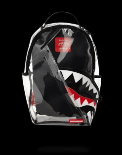 ANGLED 20/20 VISION SHARK CLEAR BACKPACK