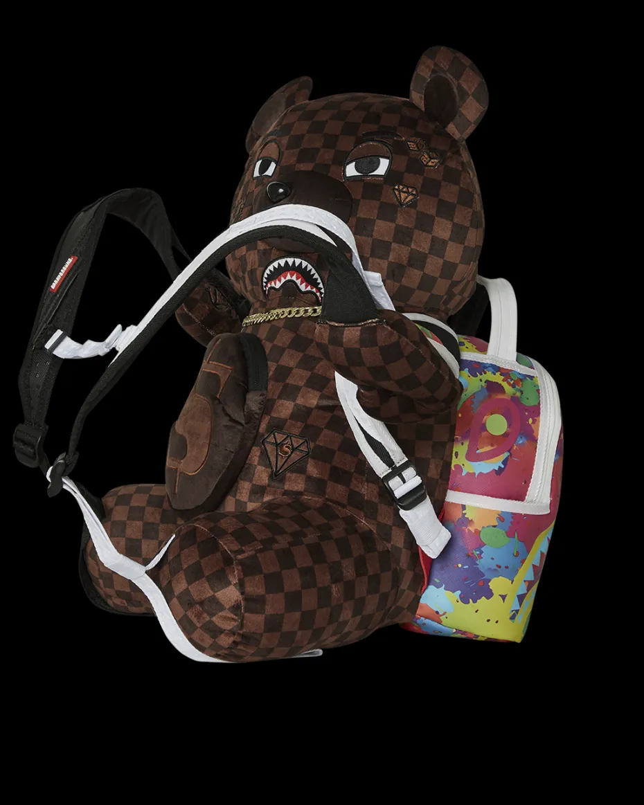 BEAR WEARING BACKPACK AS A BACKPACK