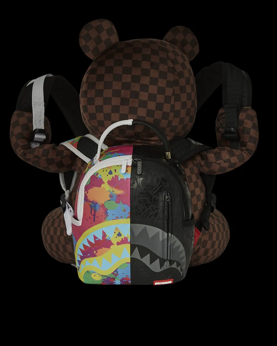 BEAR WEARING BACKPACK AS A BACKPACK