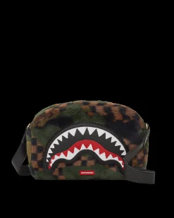 BIG SKY FUR SHARK MESSENGER BRICK BAG