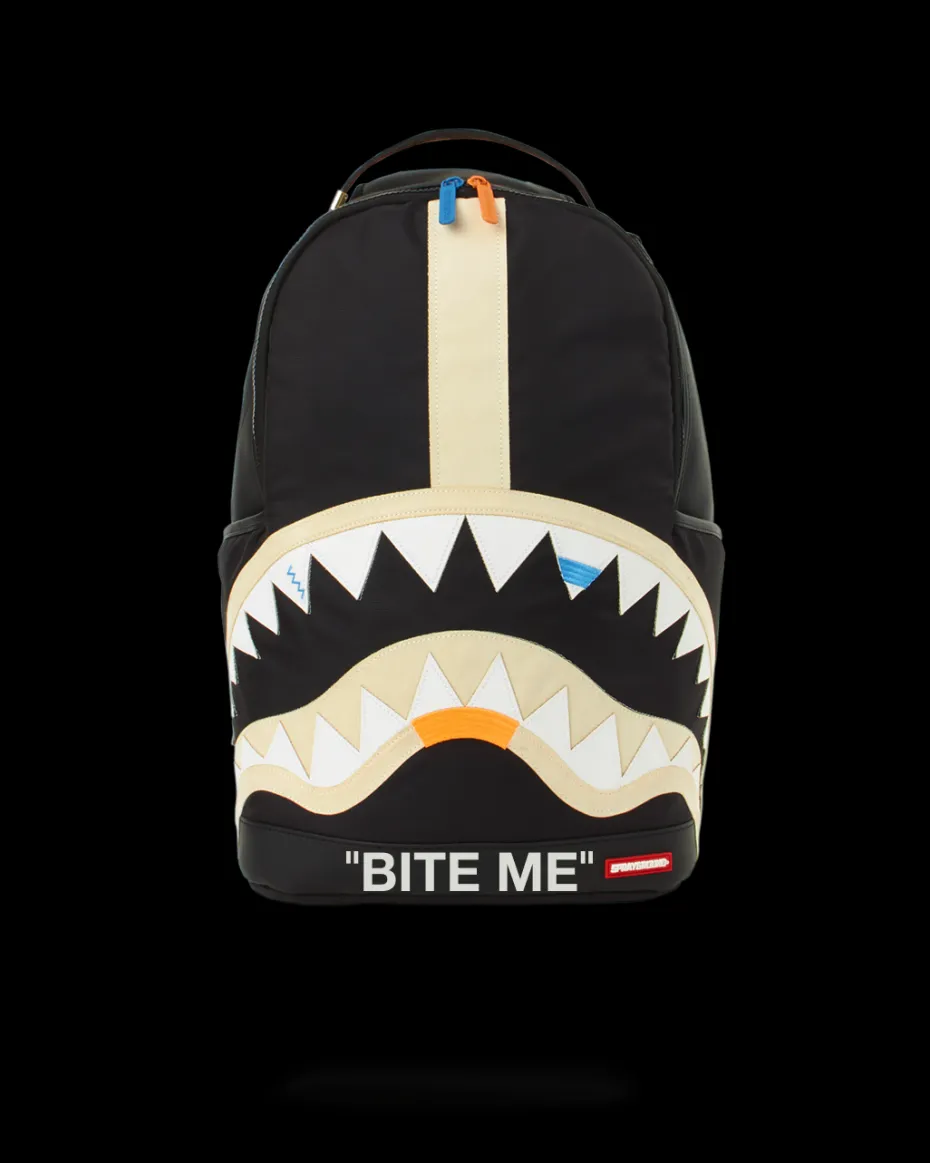 BITE ME SHARK (BLACK) BACKPACK