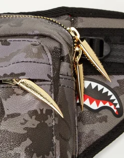 BLACK PANTHERA CAMO CROSSBODY