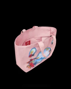 BORA BORA SHARK ISLAND VILLA BEACH TOTE