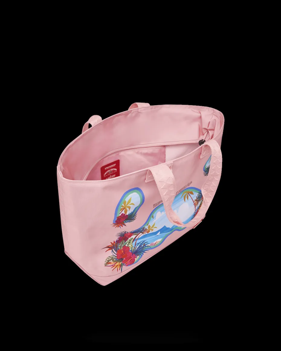 BORA BORA SHARK ISLAND VILLA BEACH TOTE