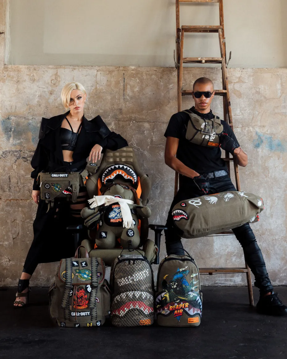 CALL OF DUTY AVIATOR FEARLESS MONEYBEAR TEDDYBEAR BACKPACK