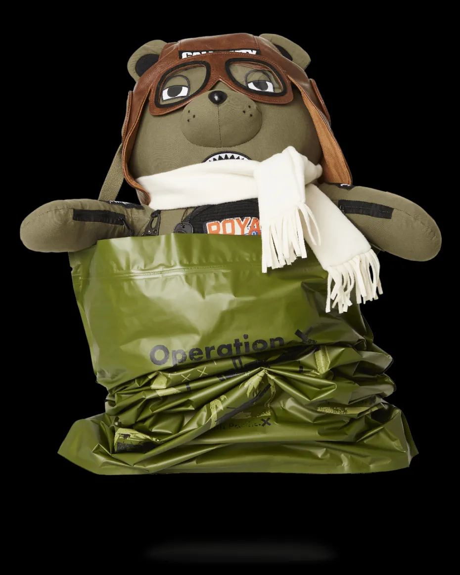 CALL OF DUTY AVIATOR FEARLESS MONEYBEAR TEDDYBEAR BACKPACK