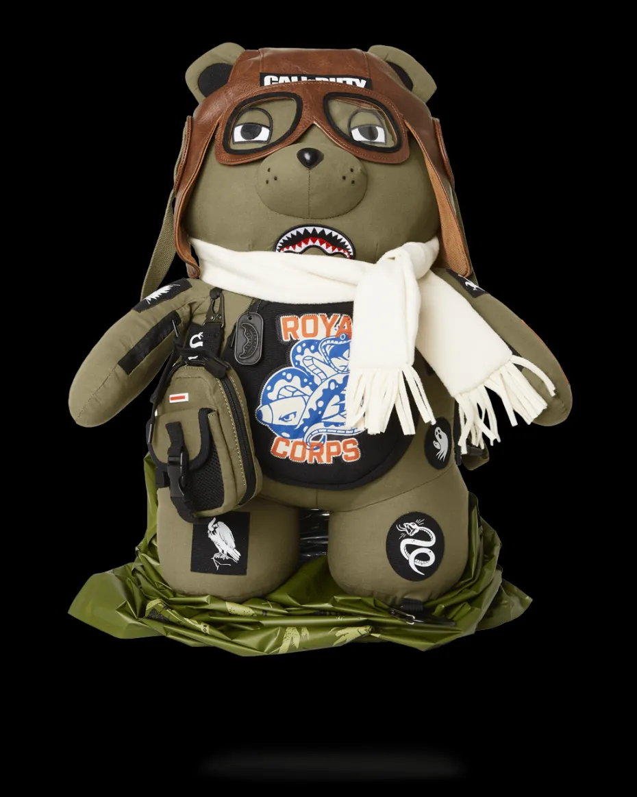 CALL OF DUTY AVIATOR FEARLESS MONEYBEAR TEDDYBEAR BACKPACK