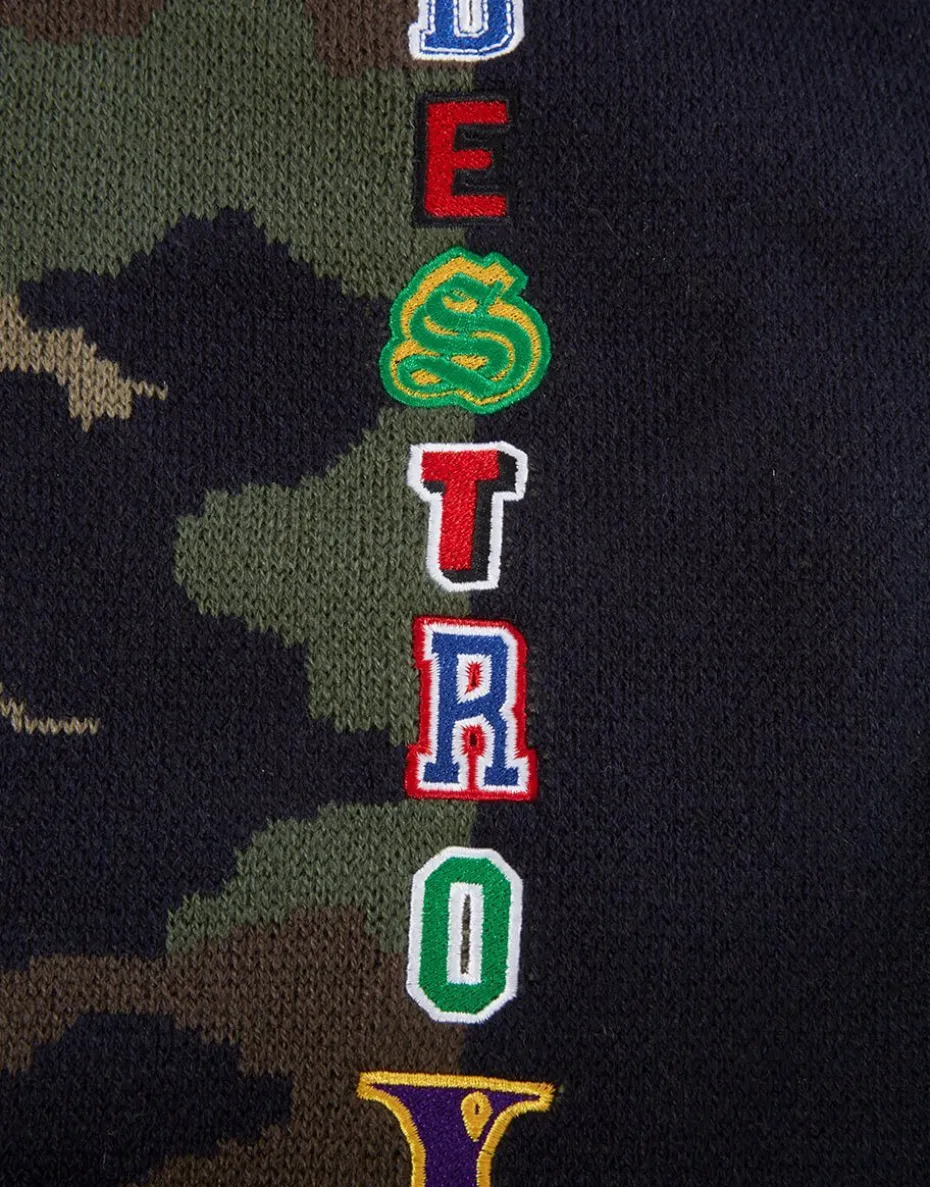 CAMO DESTROY SKI MASK
