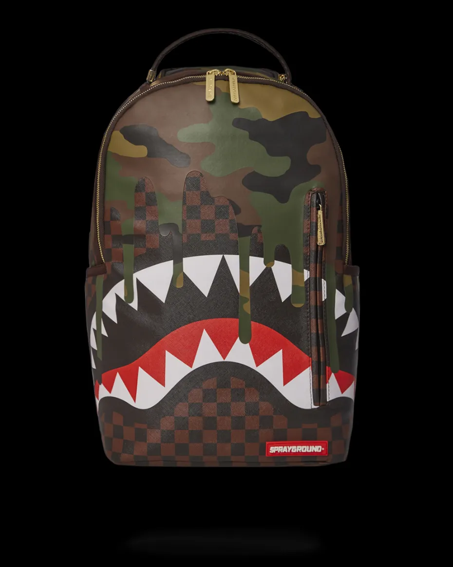 CAMO DRIP SHARKS IN PARIS BACKPACK (DLXV)