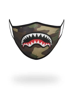 CAMO SHARKMOUTH FORM-FITTING MASK