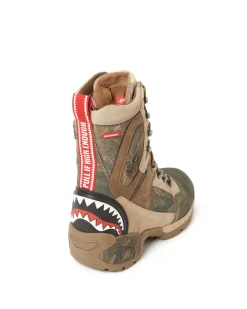 CAMO TERRAIN FUERZA COBRA PARATROOPER BOOTS - MADE IN COLOMBIA NUMBERED 1/280 PAIRS