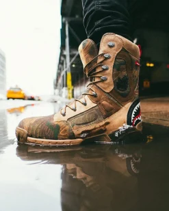 CAMO TERRAIN FUERZA COBRA PARATROOPER BOOTS - MADE IN COLOMBIA NUMBERED 1/280 PAIRS