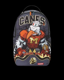 CANES MUSCLE UNIVERSITY OF MIAMI BACKPACK (WITH WARREN SAPP)