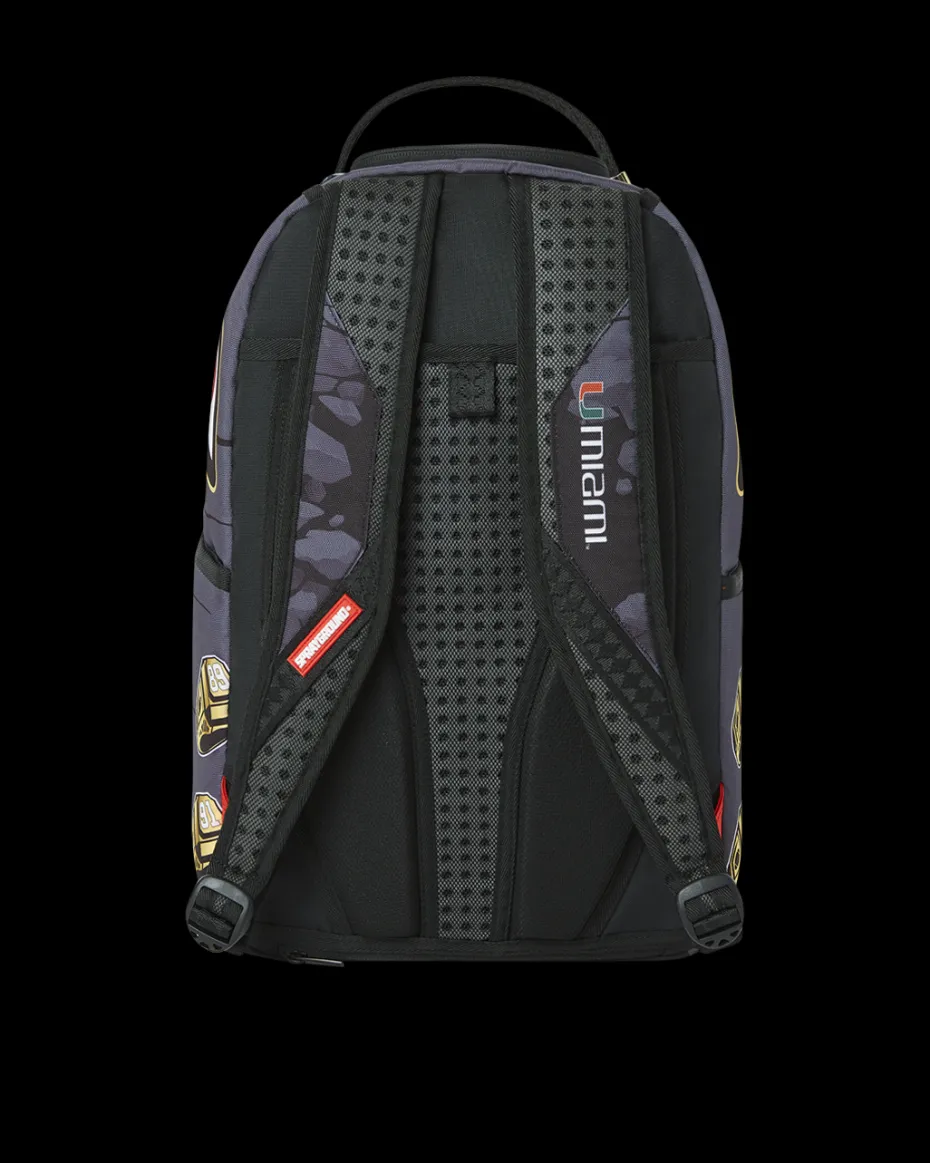 CANES MUSCLE UNIVERSITY OF MIAMI BACKPACK (WITH WARREN SAPP)