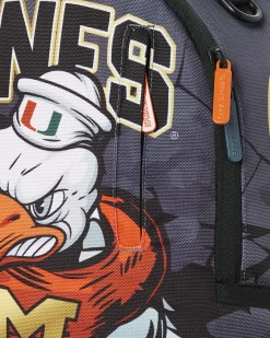 CANES MUSCLE UNIVERSITY OF MIAMI BACKPACK (WITH WARREN SAPP)