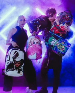 CAT WOMAN BIKER DLXSR BACKPACK