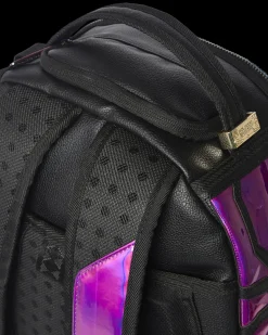 CAZZU IRIDESCENT CUT & SEW SPIDER SKULL SHARK BACKPACK (DLXV)