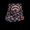 CHECKERED SHARK NECK WARMER