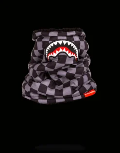 CHECKERED SHARK NECK WARMER