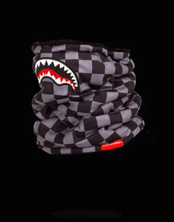 CHECKERED SHARK NECK WARMER
